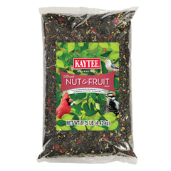 Kaytee front packaging showing 9.75 lb bag and clear product view benefits