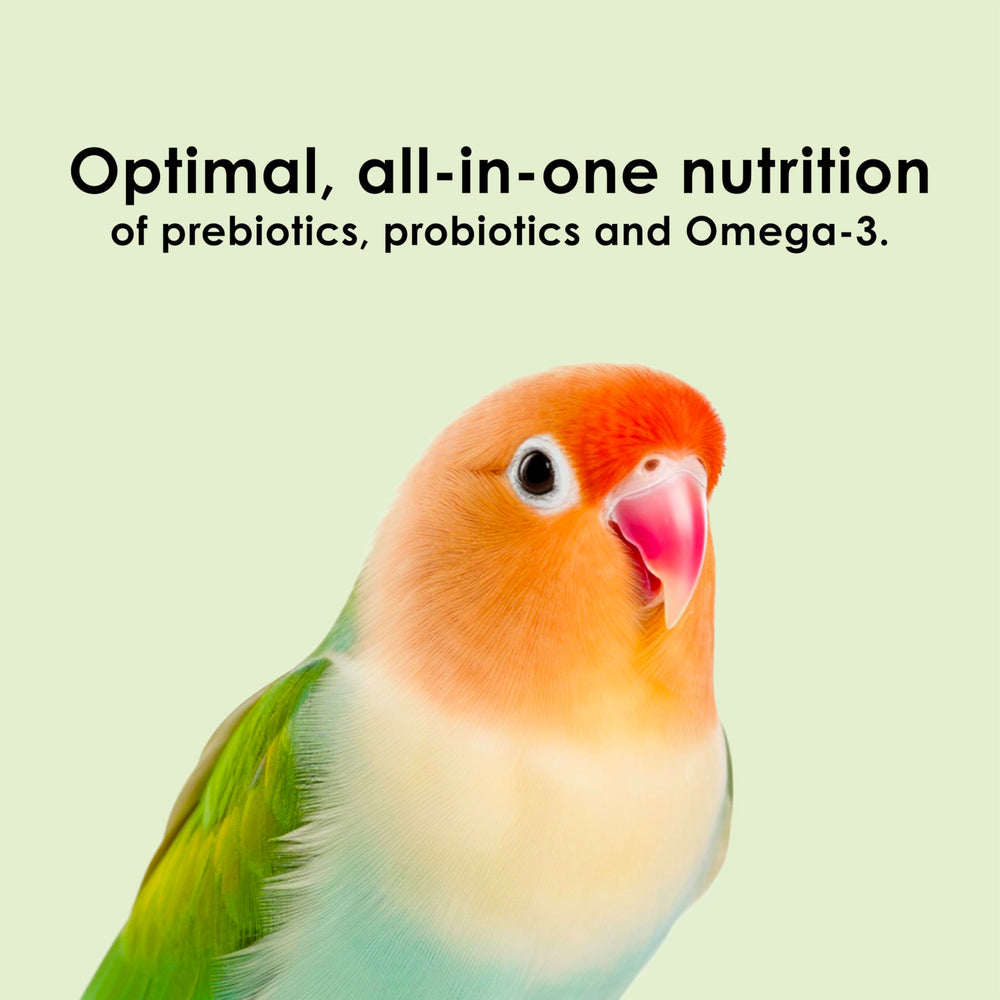 Kaytee Nutrisoft etiqueta con lista de ingredientes naturales y sin aditivos