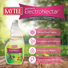 Kaytee textura del néctar diluido transparente que facilita limpieza y recarga