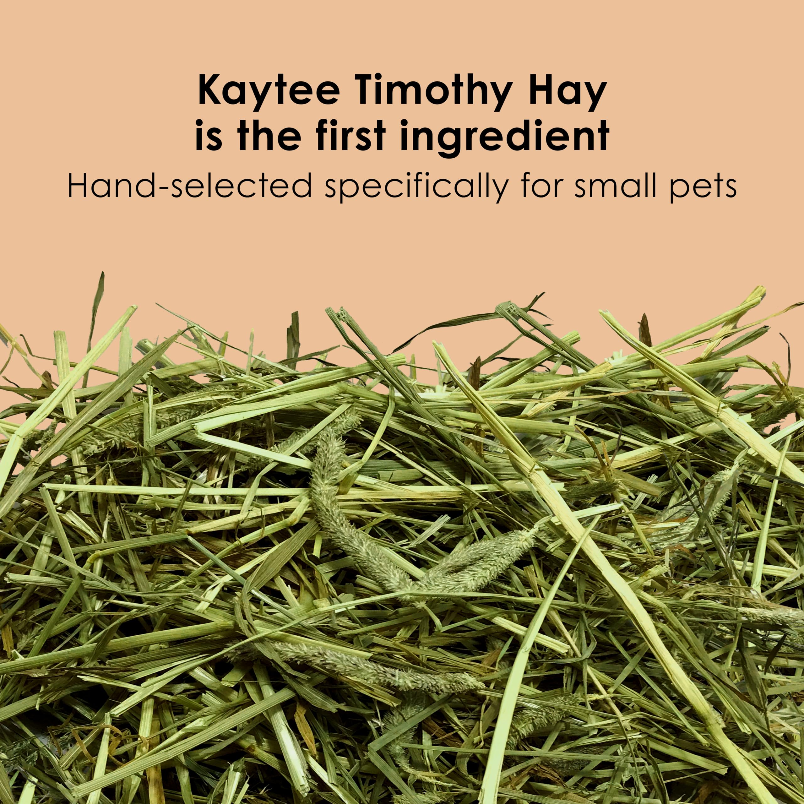 Kaytee heno timothy primer plano que aporta fibra natural