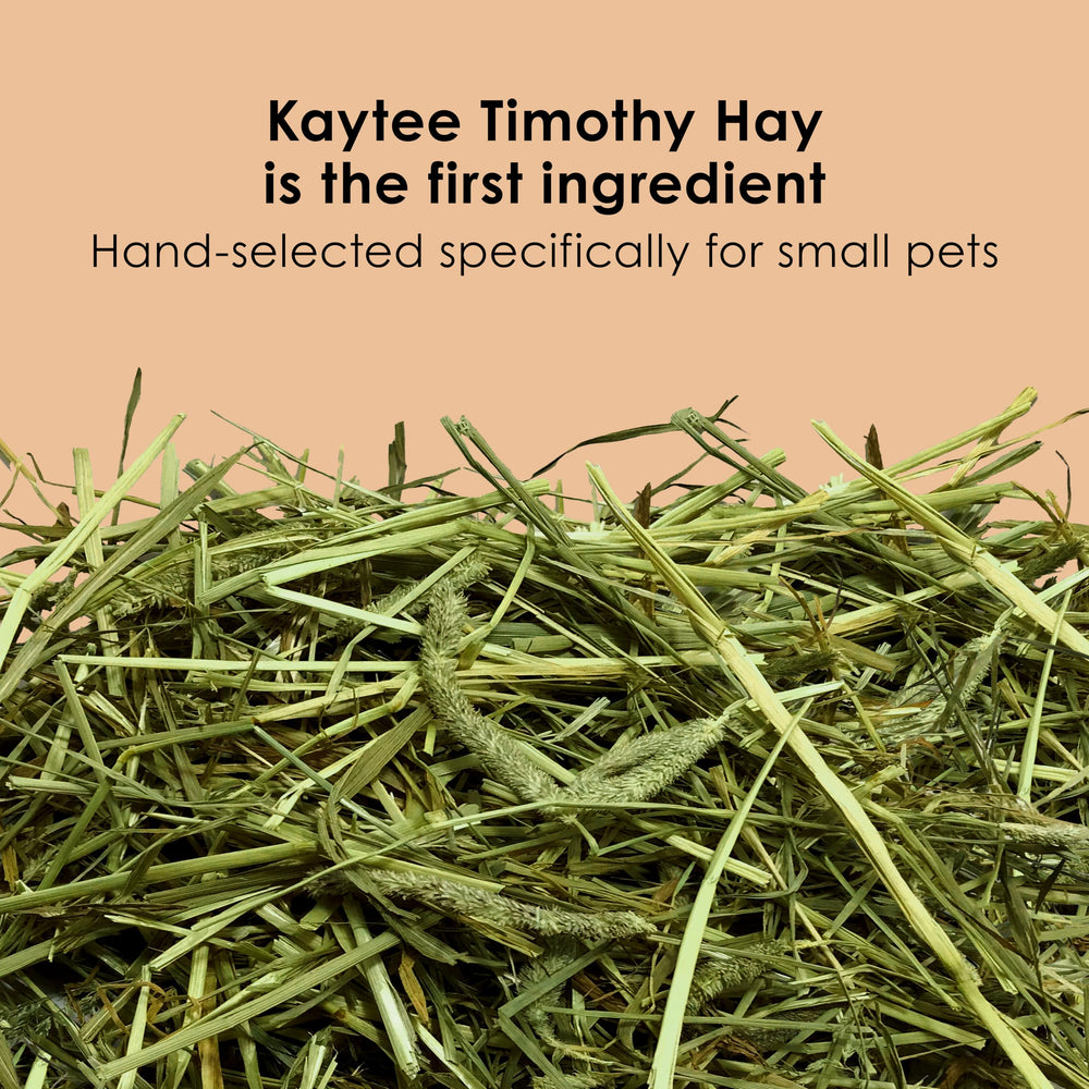 Kaytee heno timothy primer plano que aporta fibra natural