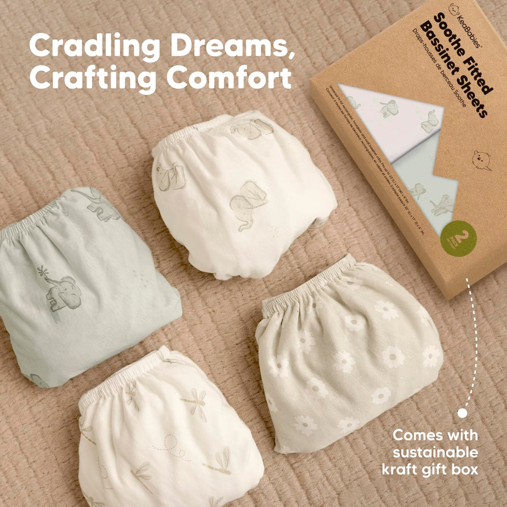 KeaBabies escena de habitación de bebé, estilo neutrales y aspecto acogedor