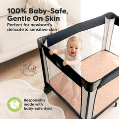 KeaBabies detalle del elástico SnugFit que facilita poner y quitar la sábana