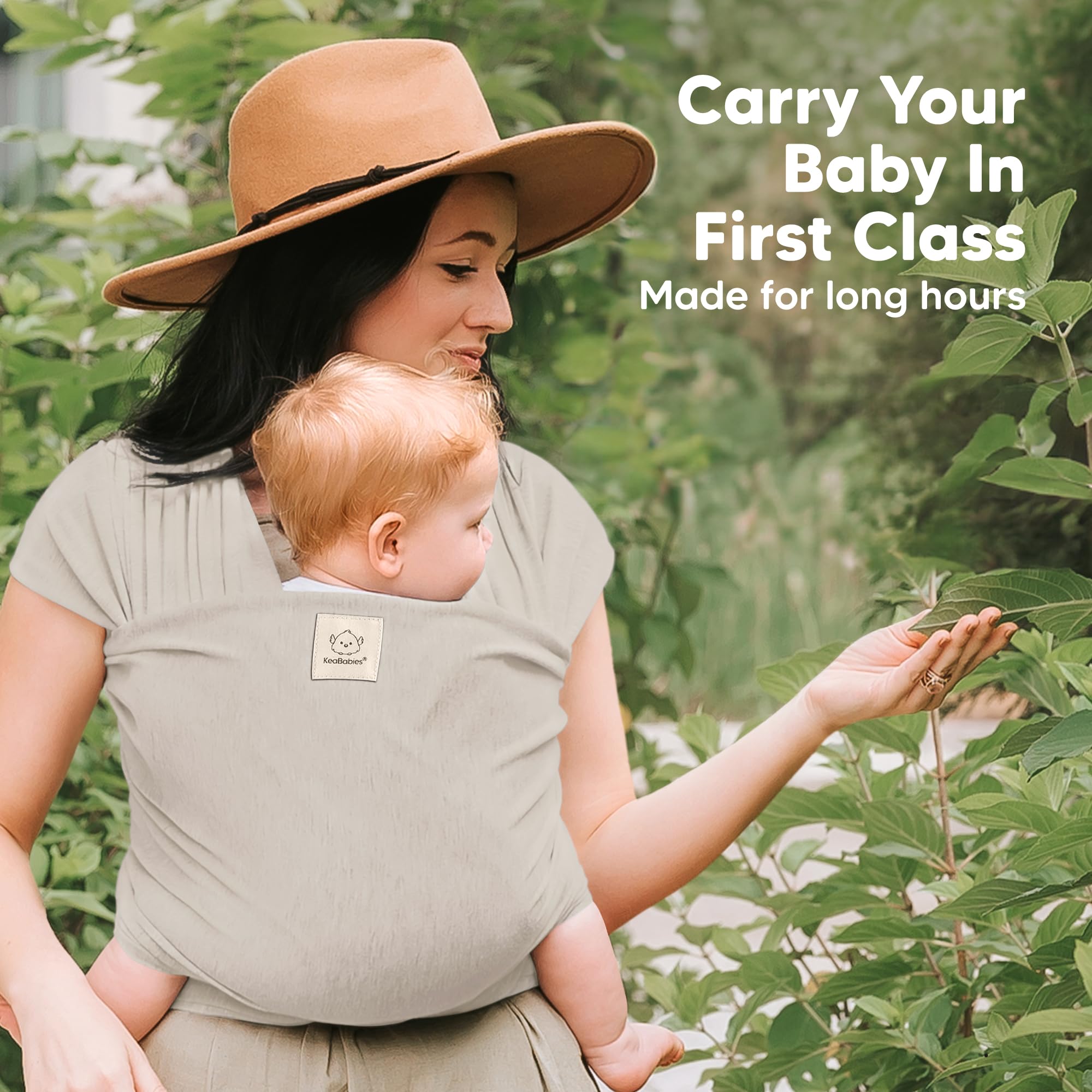 KeaBabies etiqueta con certificación IHDI visible, seguridad para caderas