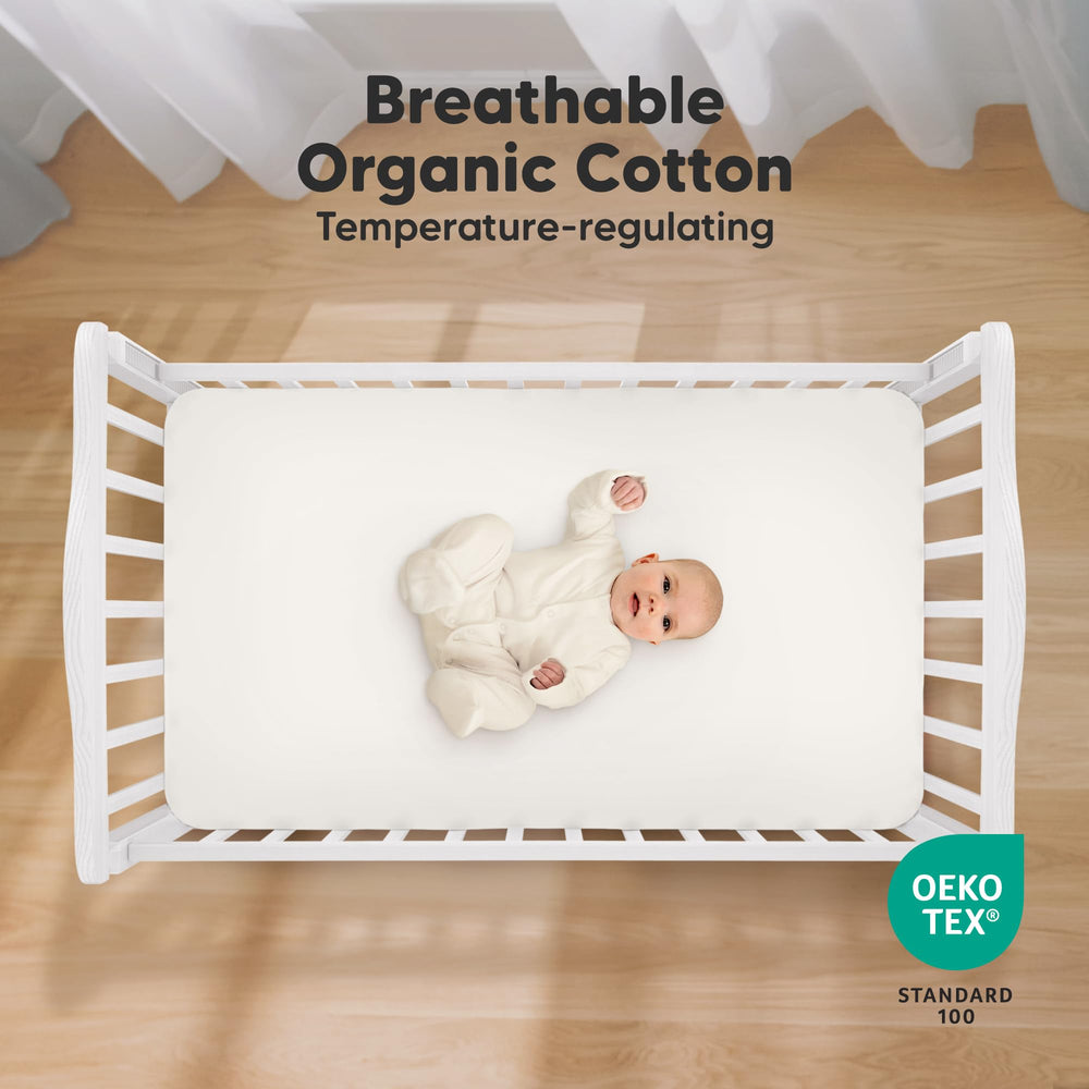 KeaBabies fabric closeup jersey knit showing breathable texture and softness
