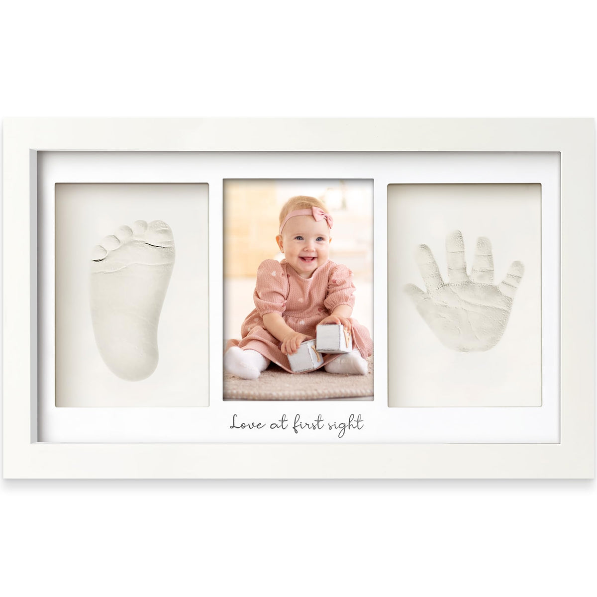 KeaBabies marco frontal Alpine White que muestra acabado elegante