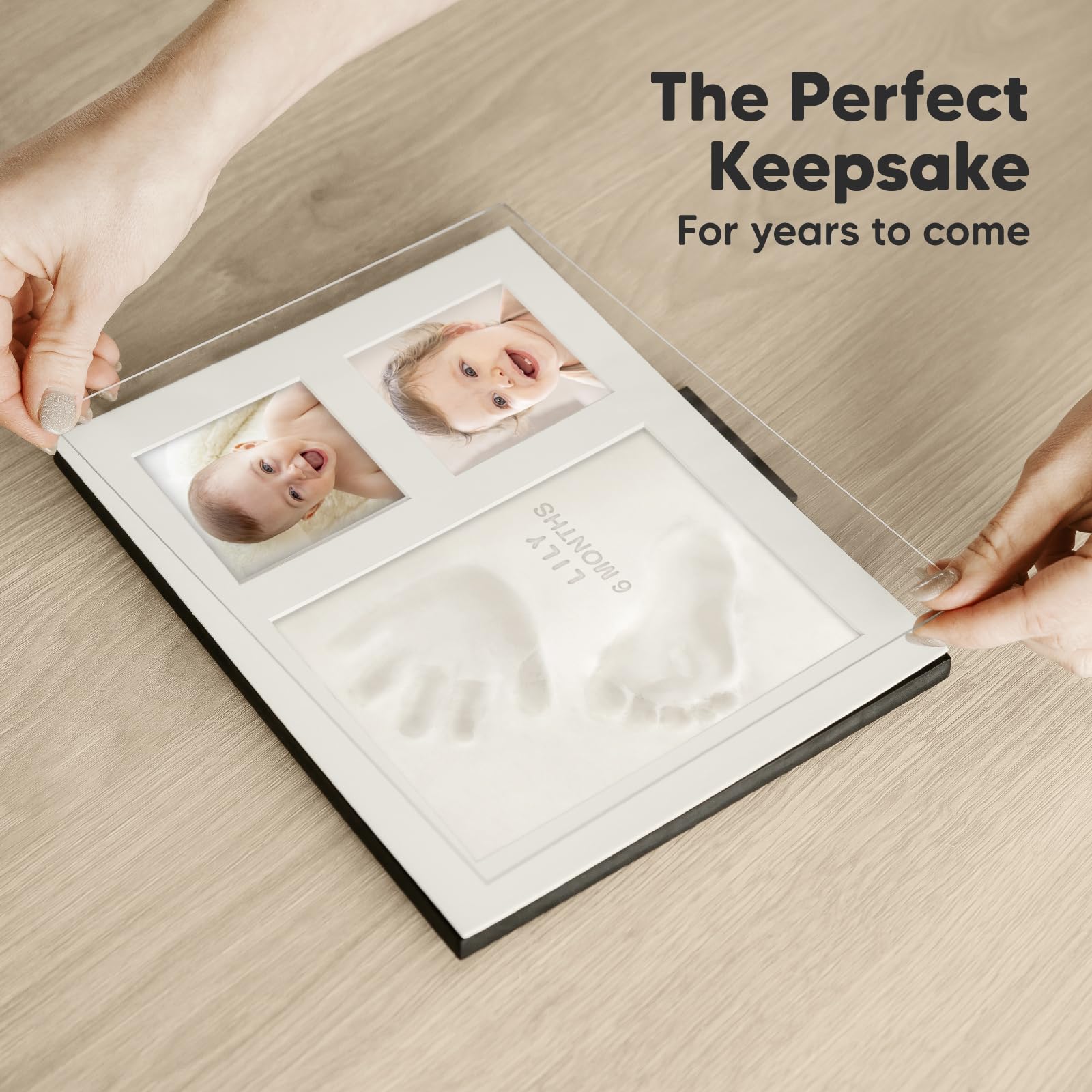 KeaBabies pintura acrílica y pincel para personalizar la placa