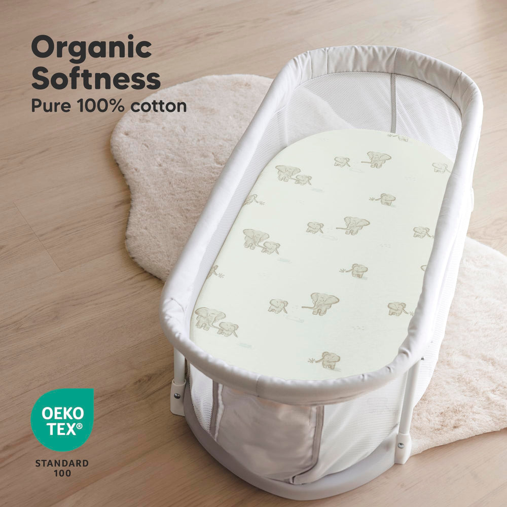 KeaBabies textura del algodón orgánico, superficie suave y transpirable