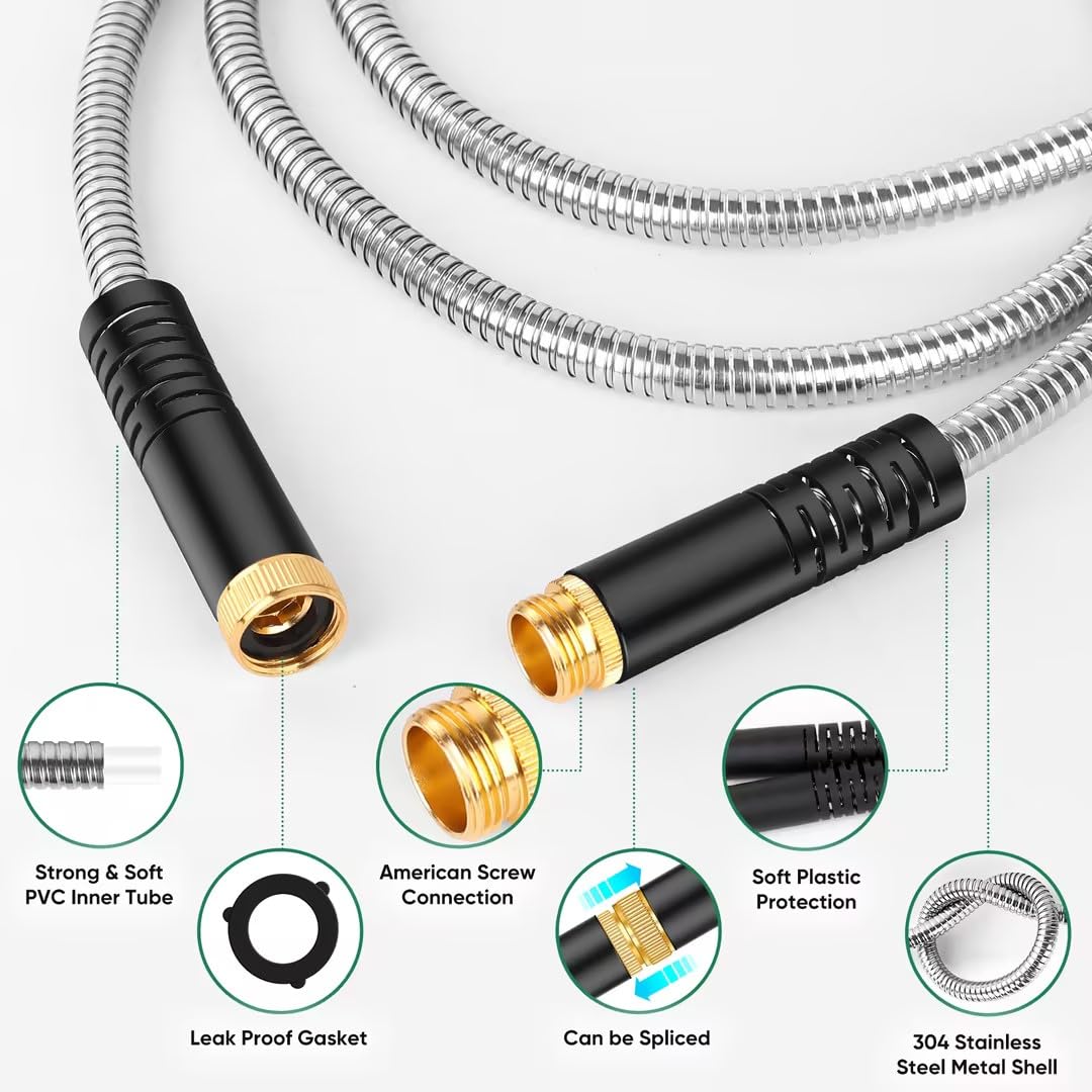 Kebose mango antideslizante con grip que mejora el control durante el riego