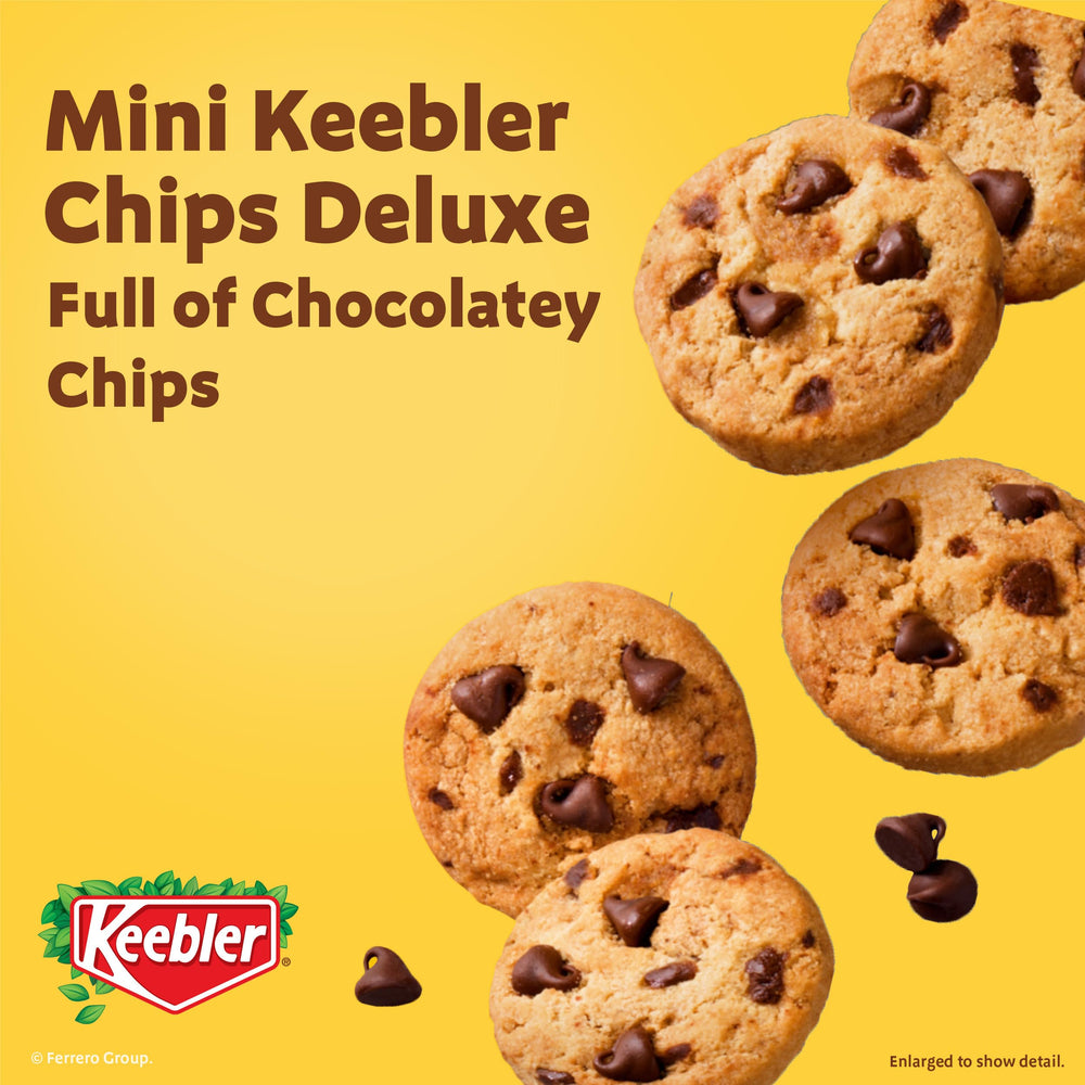 Keebler porción en mano mostrando tamaño práctico y porcionado