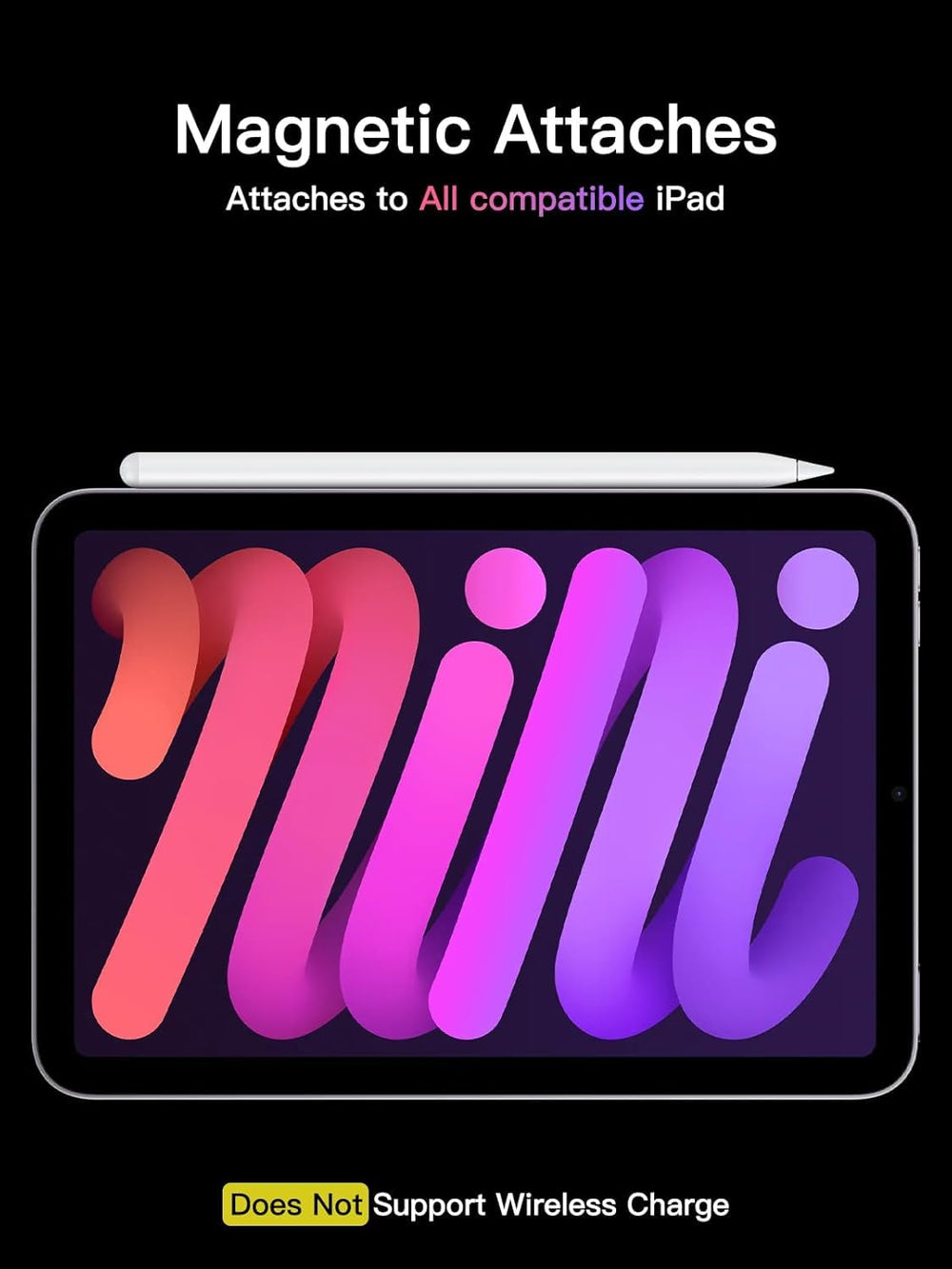 KEEPRO etiqueta de compatibilidad mostrando modelos de iPad compatibles