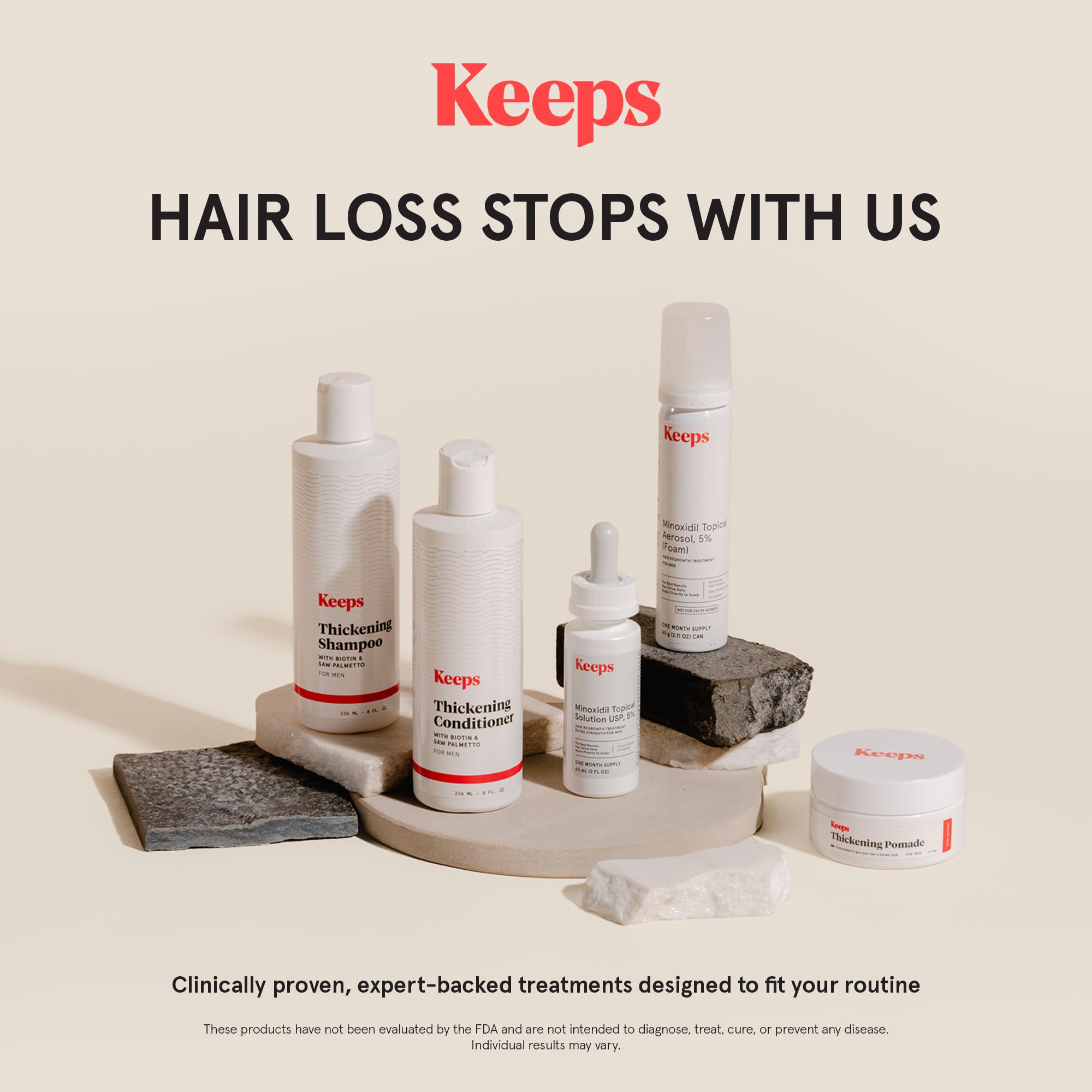 Keeps en baño junto a rutina diaria, integración simple en hábitos matutinos