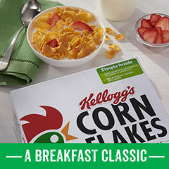 Kellogg's copos triturados usados como rebozado crujiente para pollo