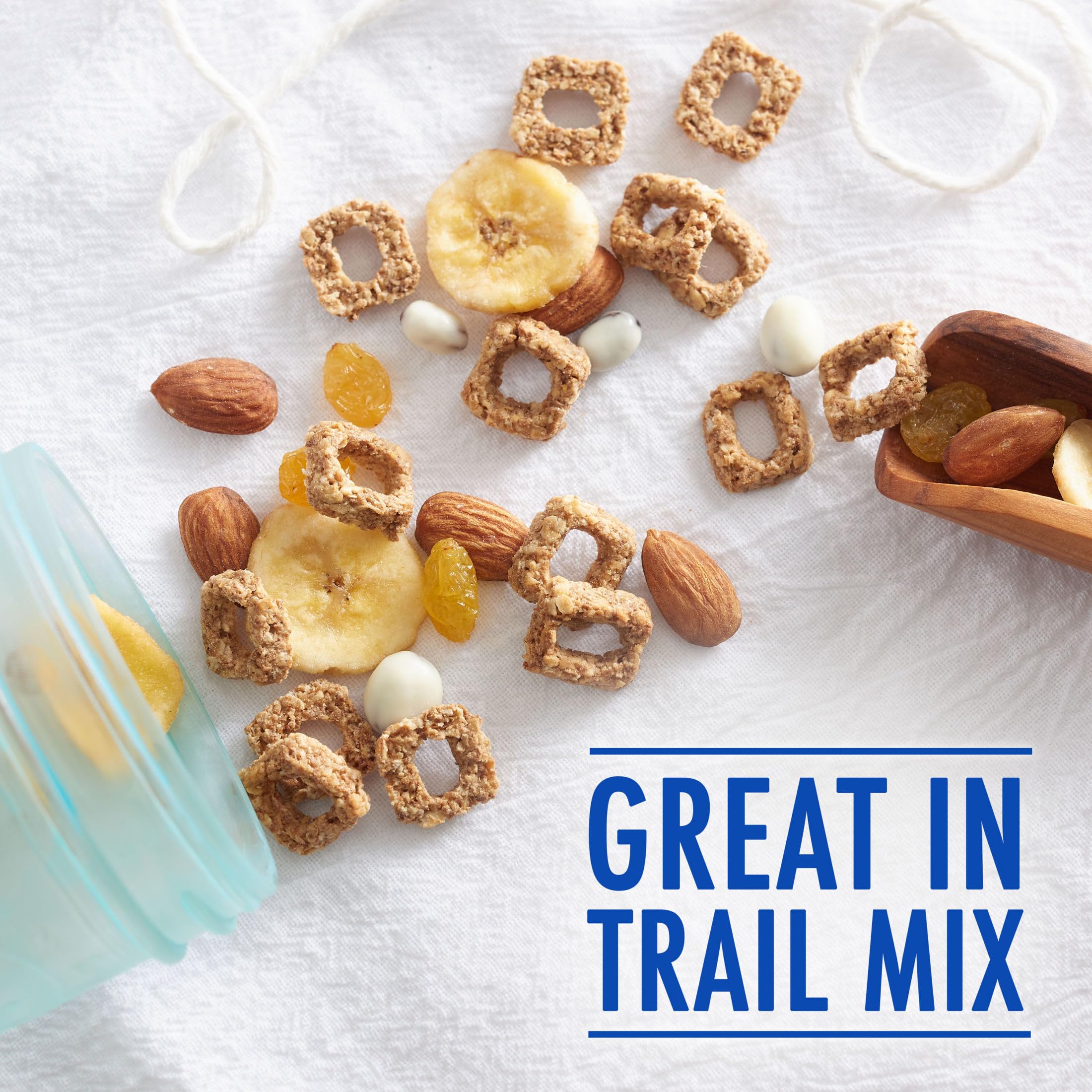 Kellogg's Cracklin' Oat Bran textura cercana revela especias y crocancia