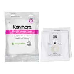 Kenmore bolsa estilo O frente del empaque mostrando seis unidades y comodidad