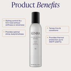 Kenra dispensador con textura para aplicar volumen y control