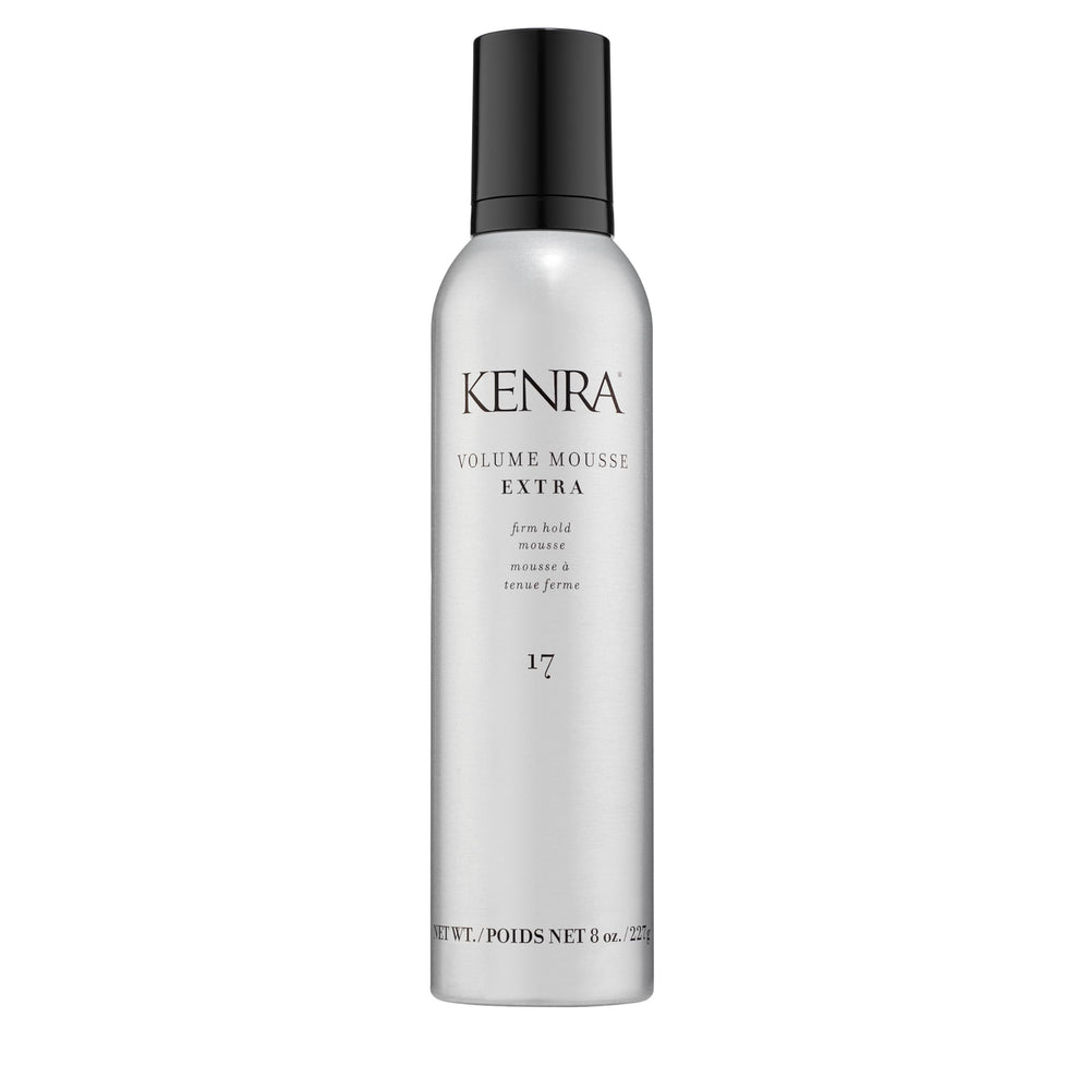 Kenra envase frontal mostrando diseño y tamaño útil