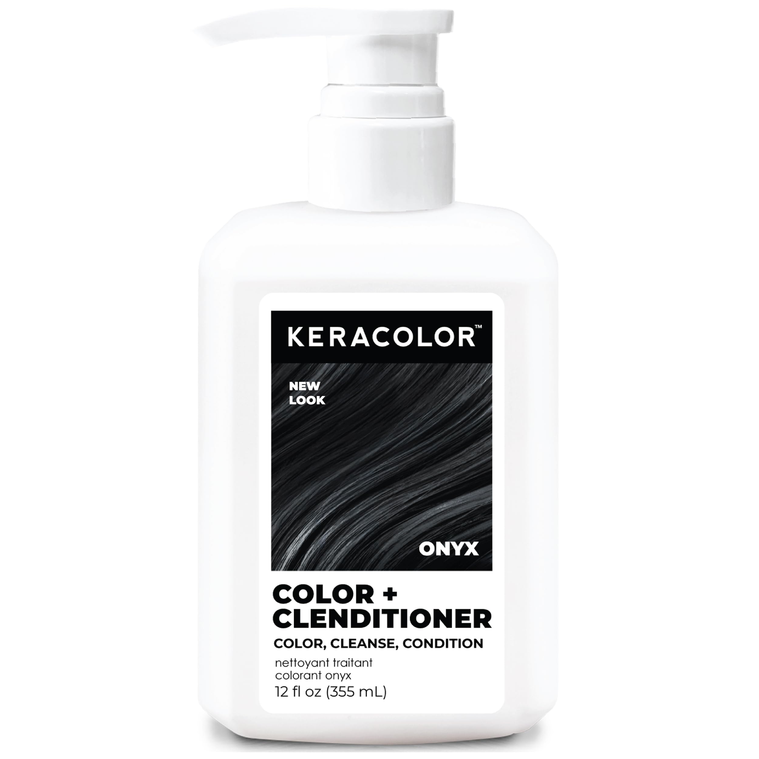 KERACOLOR envase Onyx frontal mostrando color y beneficio de depósito rápido