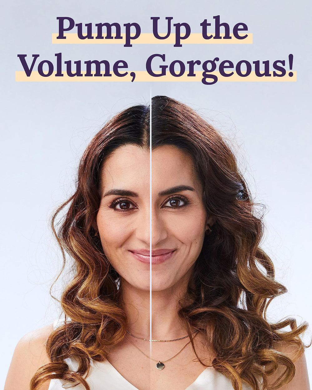 Keranique textura de shampoo formando espuma ligera para limpieza suave