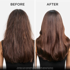KÉRASTASE Gloss Absolu textura gel mostrando hidratación instantánea