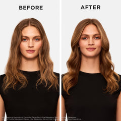 KÉRASTASE mask being applied to hair demonstrating easy use