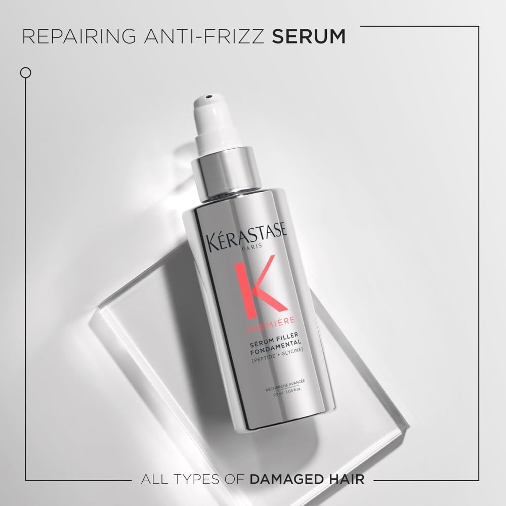 KÉRASTASE textura del sérum en primer plano para reparación y suavidad