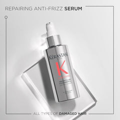 KÉRASTASE textura del sérum en primer plano para reparación y suavidad