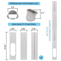 Kerykwan manguera de 59" en detalle, durabilidad y flexibilidad