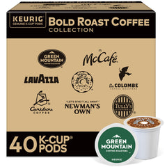 Keurig caja frontal mostrando las 40 cápsulas y variedad intensa