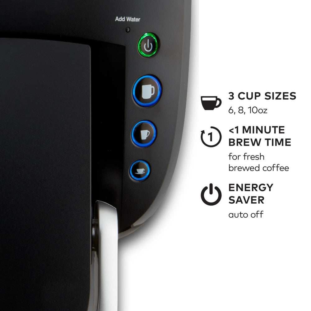 Keurig K-Compact bandeja de goteo con vaso de viaje, limpieza fácil