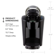 Keurig K-Compact panel de controles sencillo y selección de tamaño