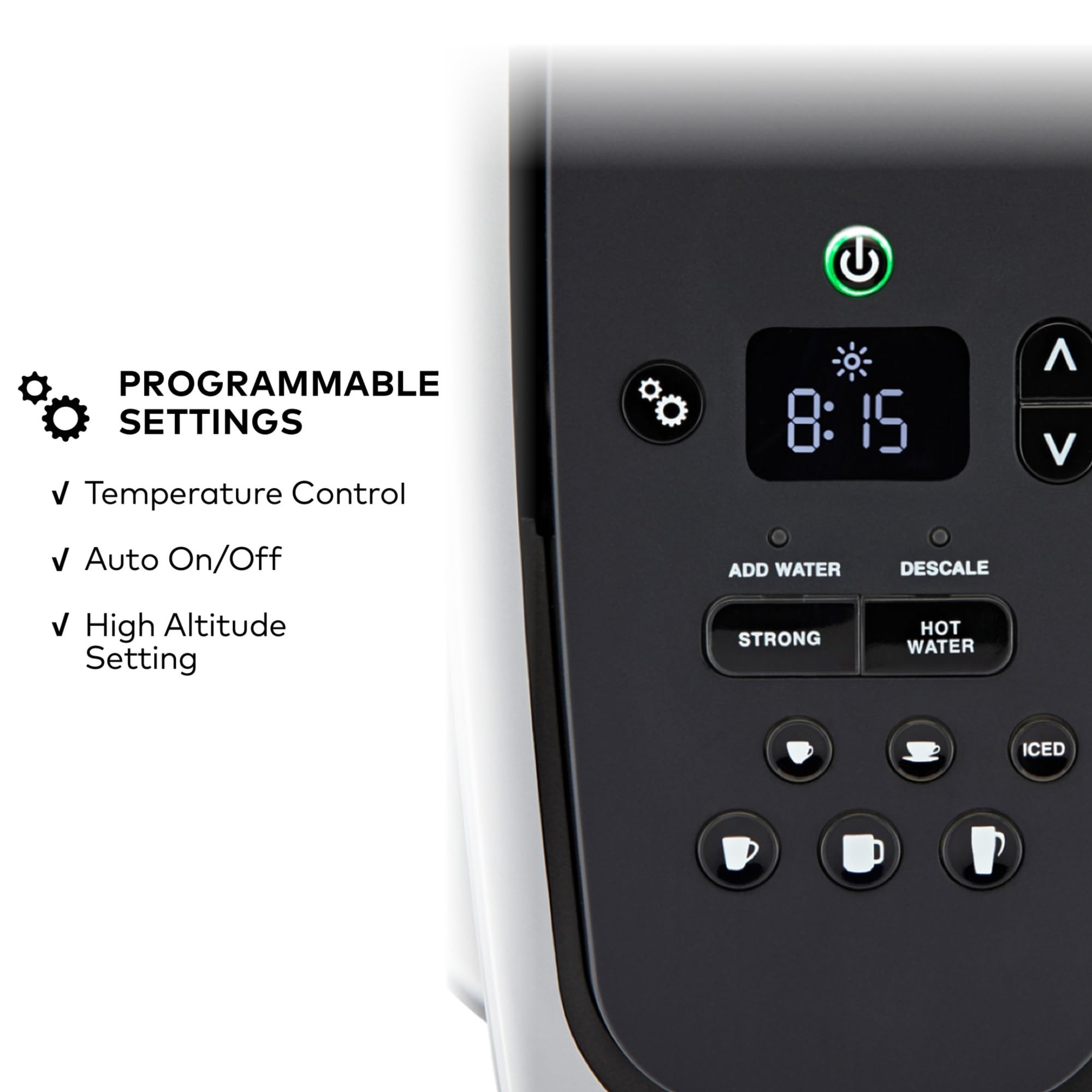 Keurig K-Elite café helado servido sobre hielo conservando mucho sabor