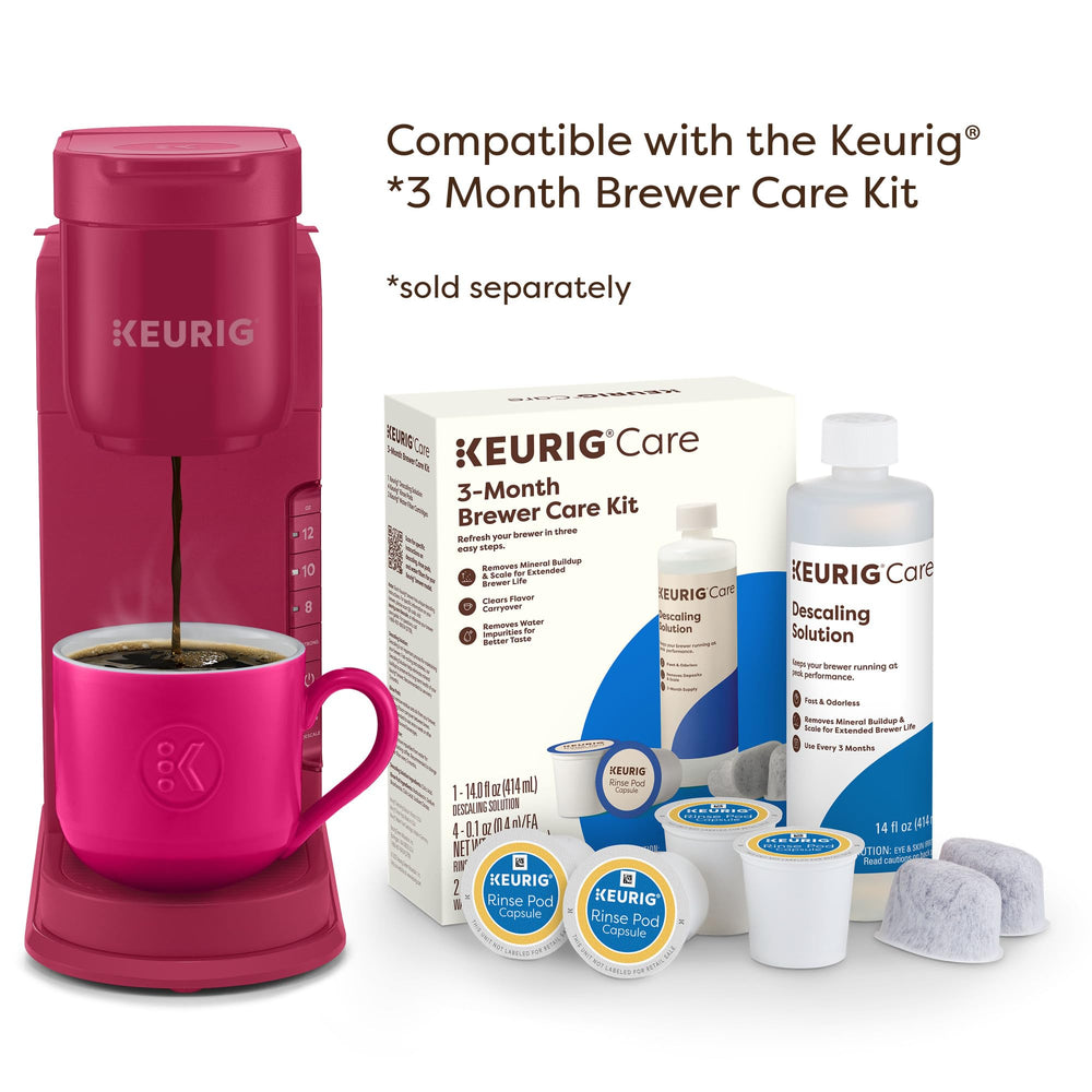 Keurig K-Express en encimera estilo cocina demostrando tamaño y estética