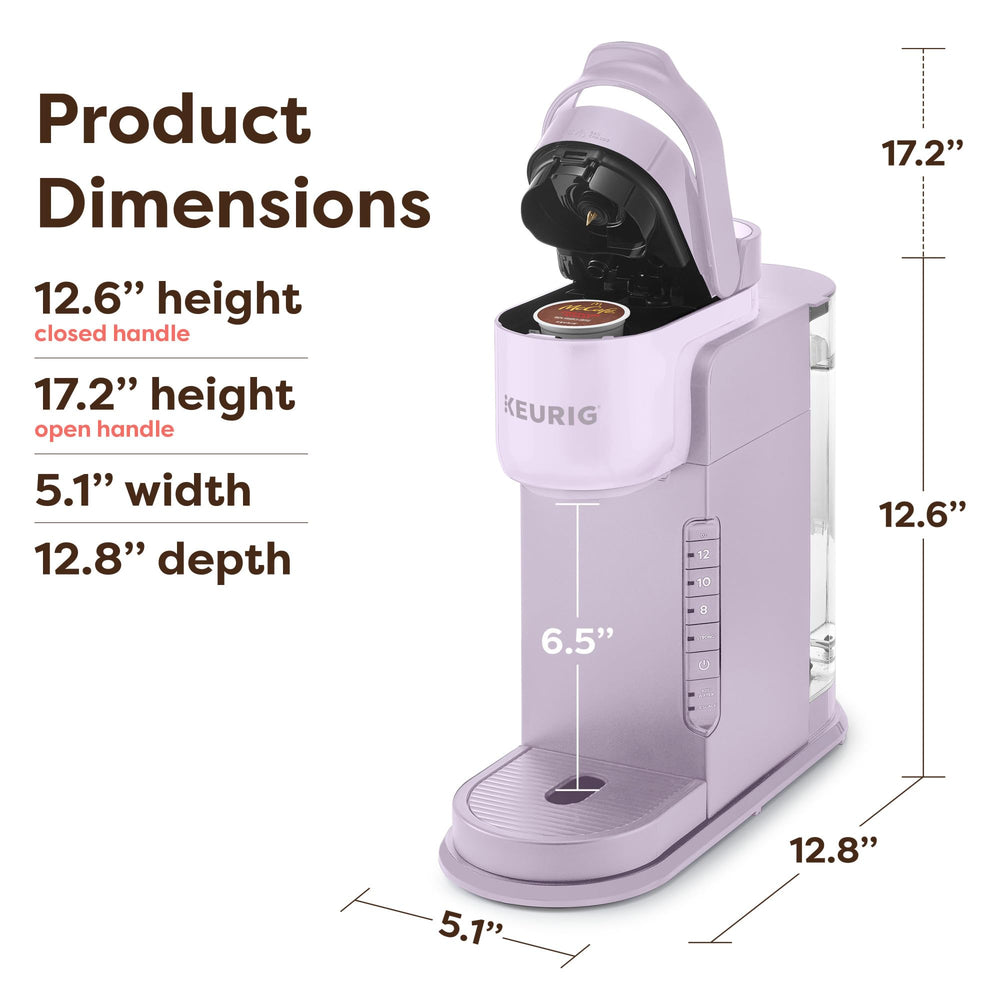 Keurig interior del porta cápsulas mostrando compatibilidad con K-Cup