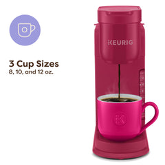 Keurig K-Express panel de control con botones para 8, 10 y 12 oz y STRONG