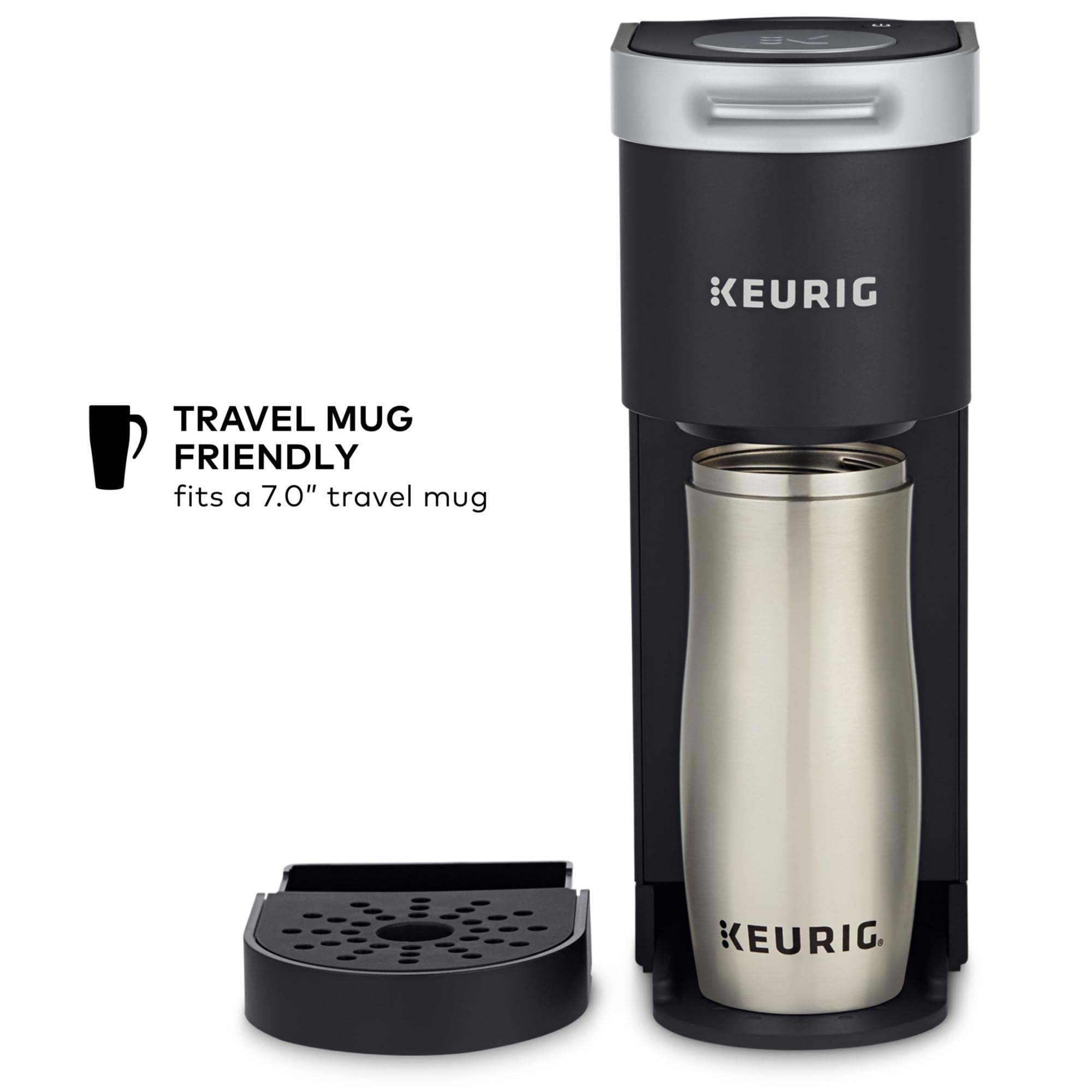 Keurig K-Mini almacenamiento de cable integrado para orden y fácil transporte