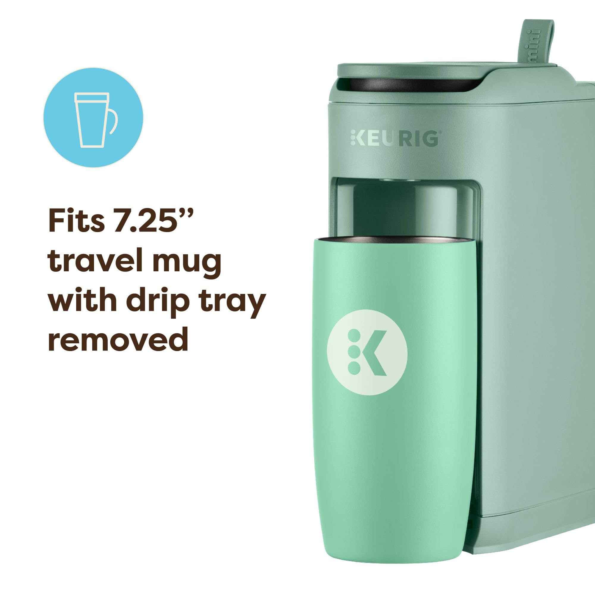 Keurig K-Mini Mate inserción de cápsula K-Cup para cambio sencillo