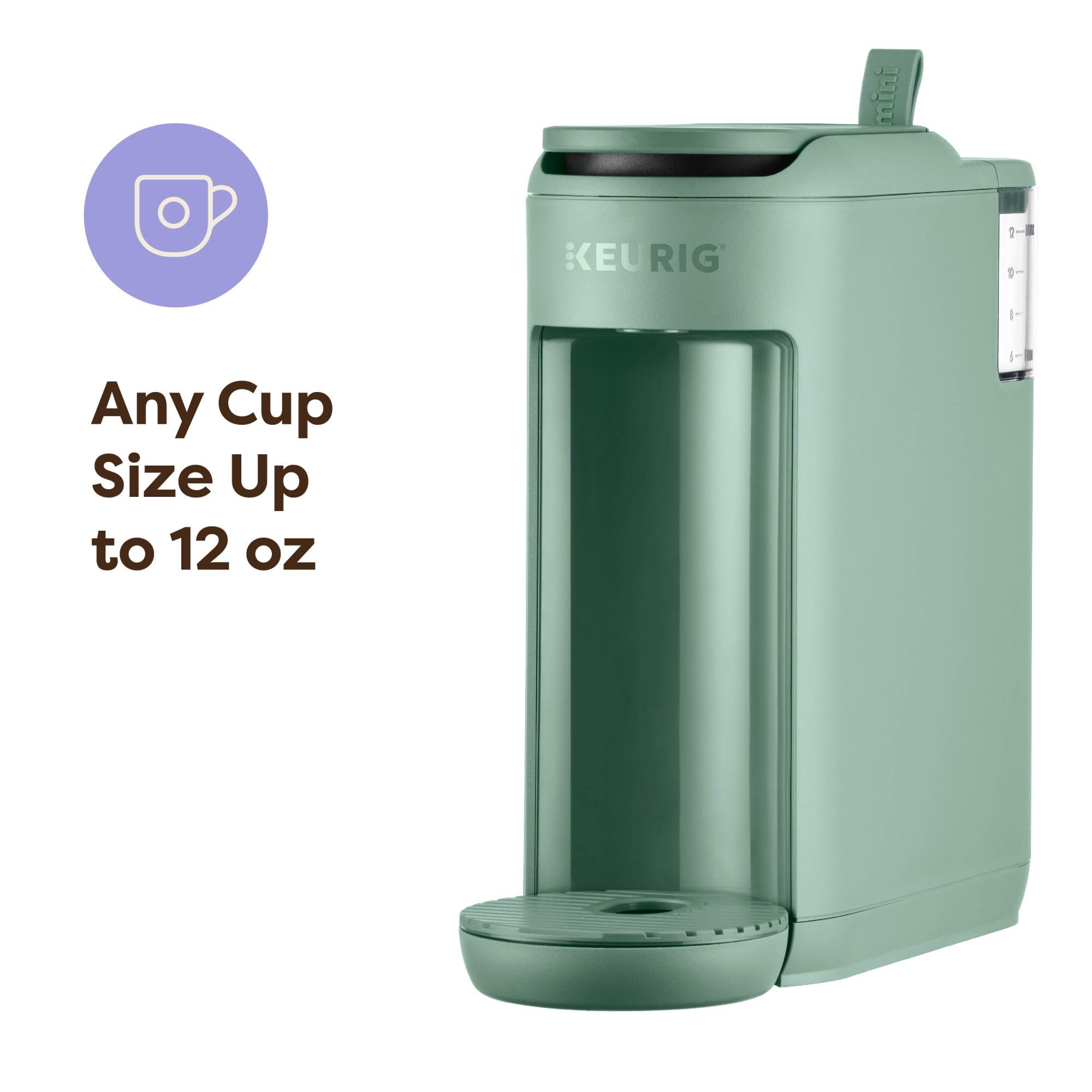 Keurig K-Mini Mate bandeja de goteo extraíble para limpieza cómoda