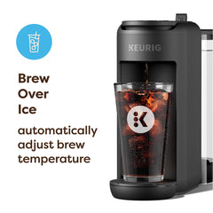 Keurig K-Mini Mate Plus panel de botones accesibles para selección de tamaño