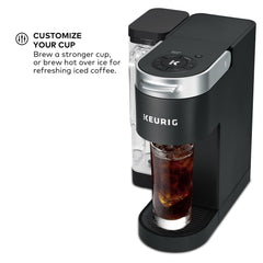 Keurig MultiStream close-up que ilustra extracción más uniforme del café