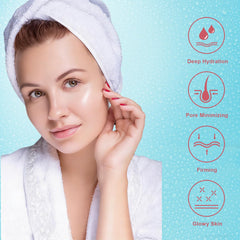 Kewhunt mascarilla en uso nocturno mejorando apariencia al despertar