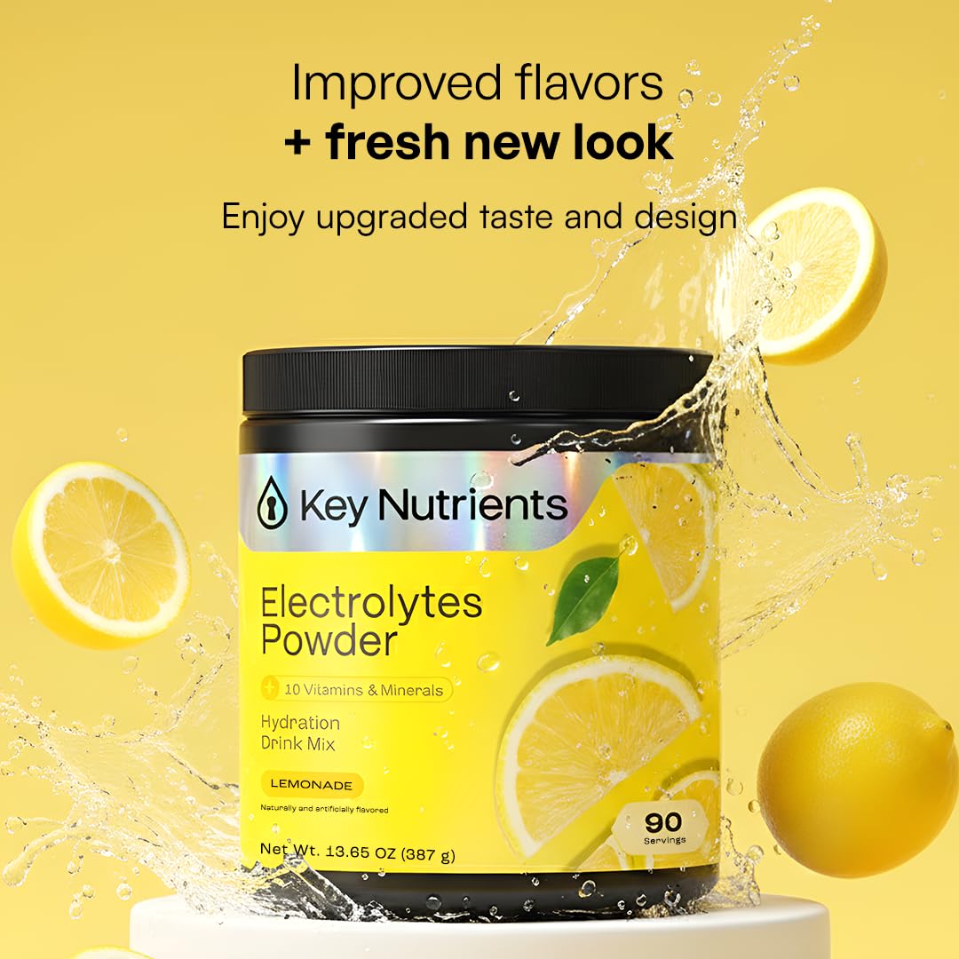 KEY NUTRIENTS cierre y etiqueta con información de ingredientes clave