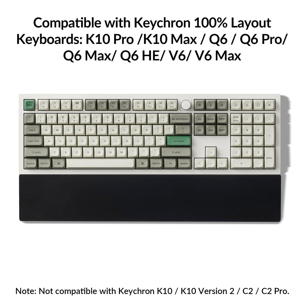 Keychron textura de silicona suave para descanso prolongado