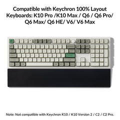 Keychron textura de silicona suave para descanso prolongado