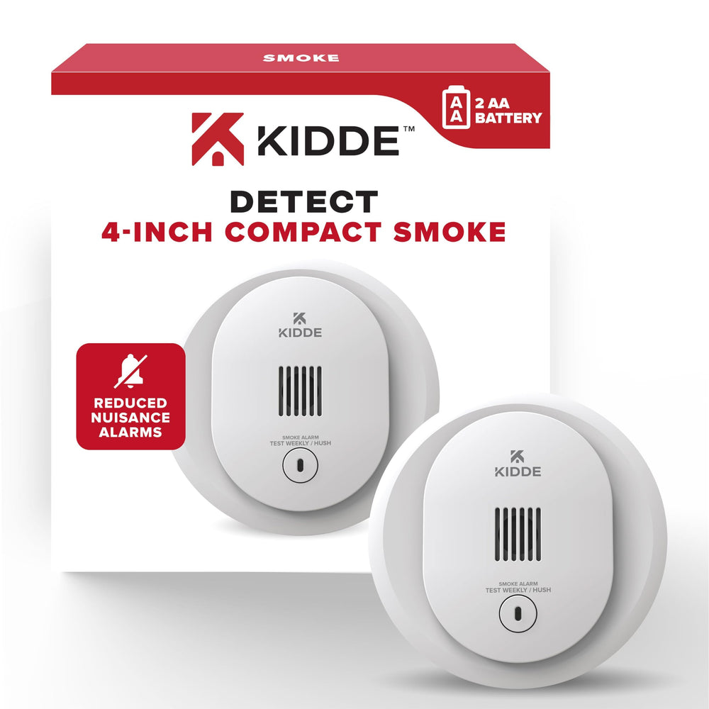 Kidde 10SDR vista frontal con diseño compacto y alerta clara