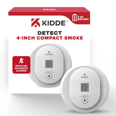 Kidde 10SDR vista frontal con diseño compacto y alerta clara