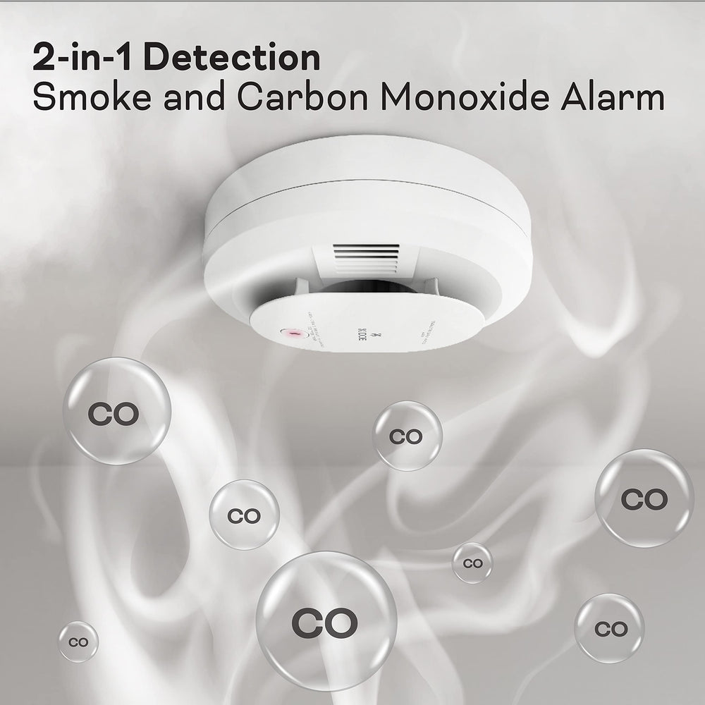 Kidde close-up del sensor fotoeléctrico sugiriendo detección temprana de humo