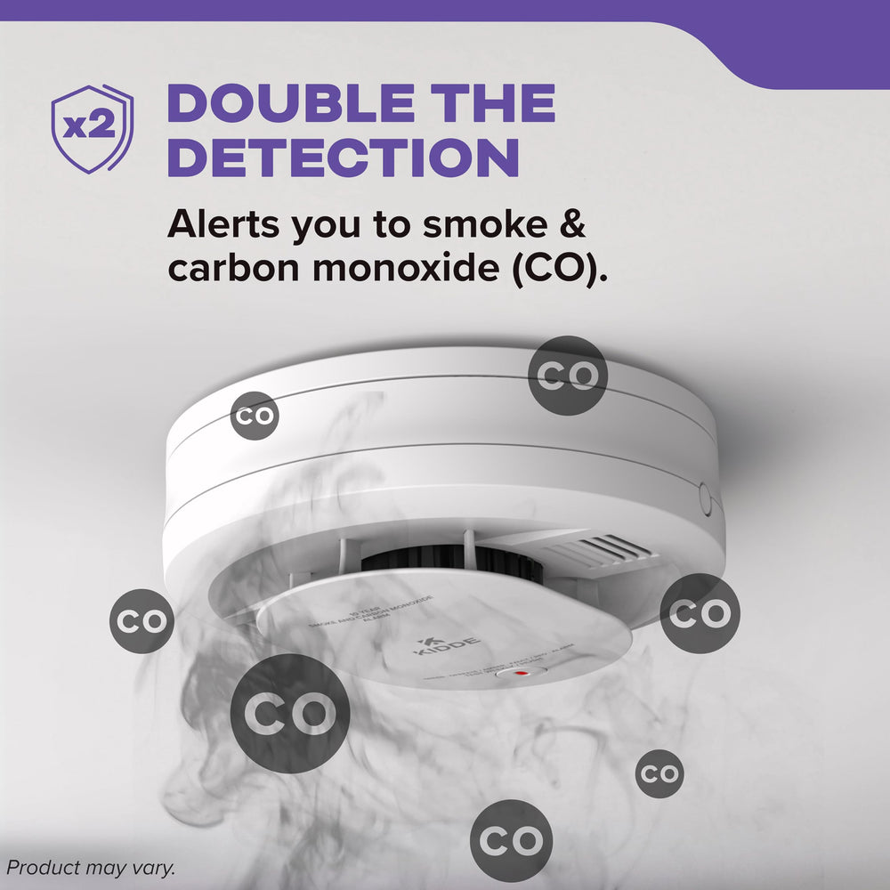Kidde primer plano del sensor dual mostrando calidad y detección precisa