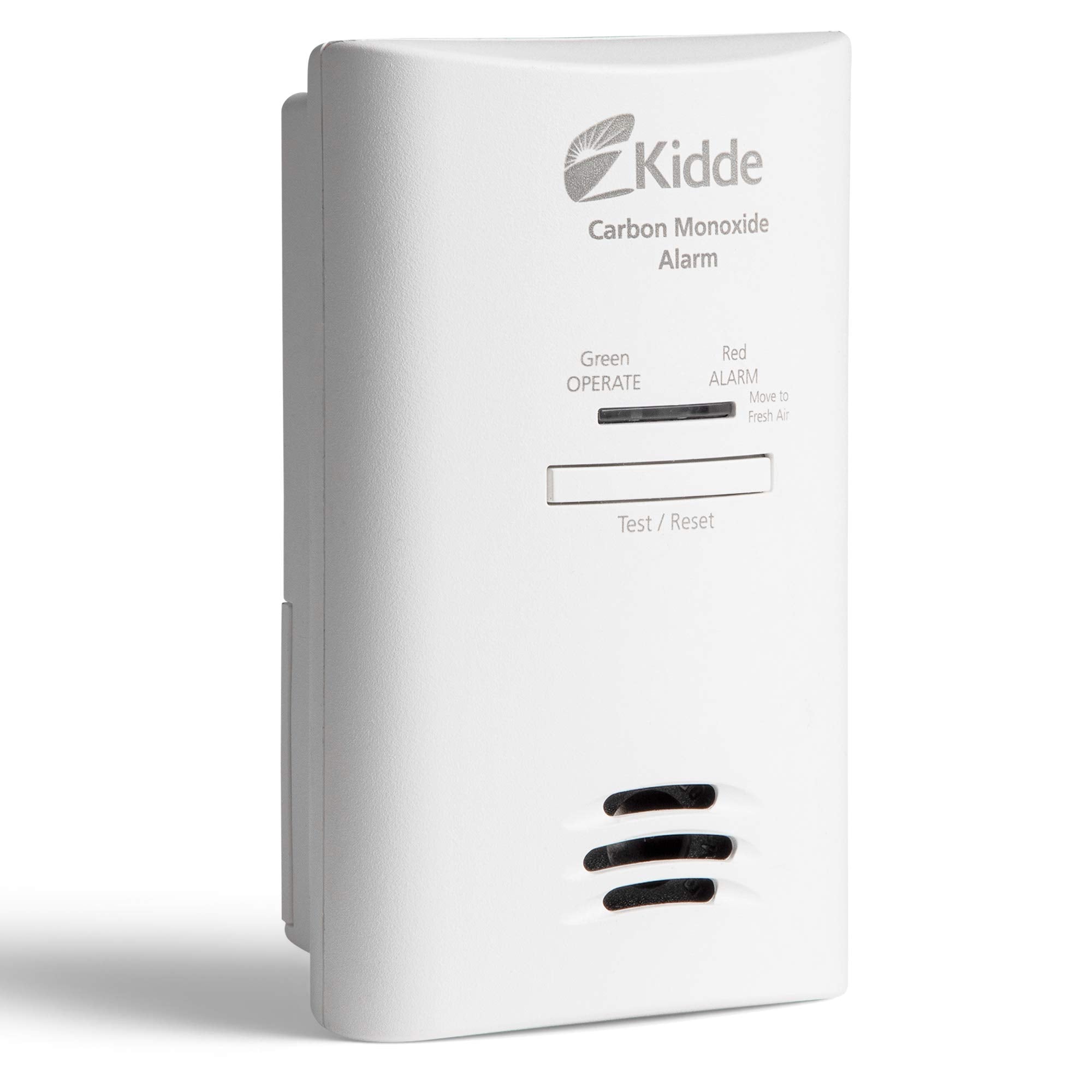 Kidde vista frontal del detector enchufable proteccion inmediata