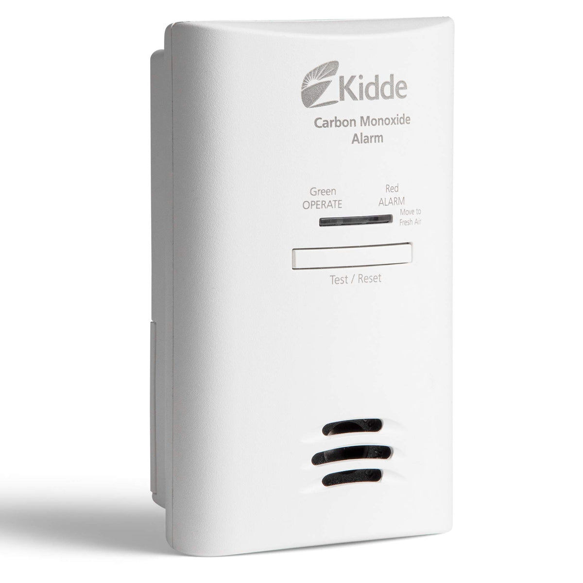 Kidde vista frontal del detector enchufable proteccion inmediata